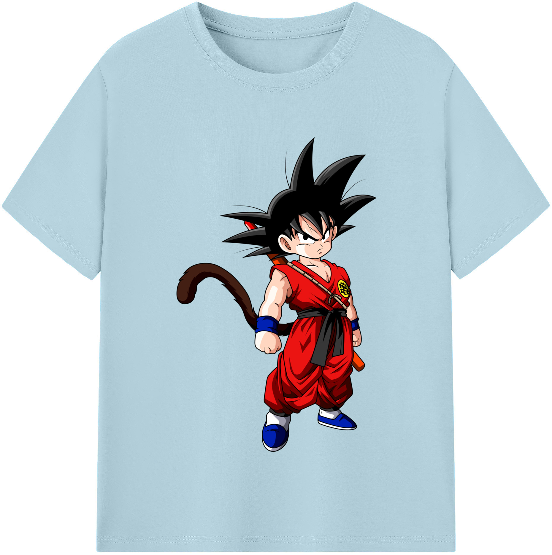 （画像用） ドラゴンボール 孫悟空（そん ごくう）Son Goku カカロット DRAGON BALL Kakarotto 綿100％半袖Tシャツ（フロントプリント）